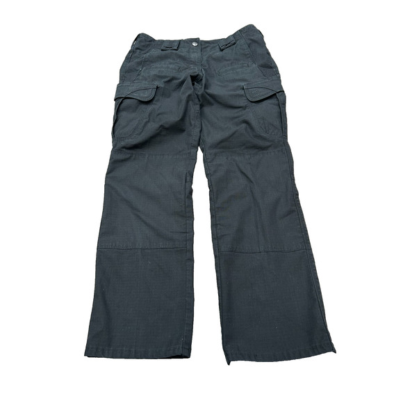 5.11 Tactical Women's Black Cargo Pocket Taclite Pro Ripstop Pants US Sz 6 Long - Picture 1 of 10